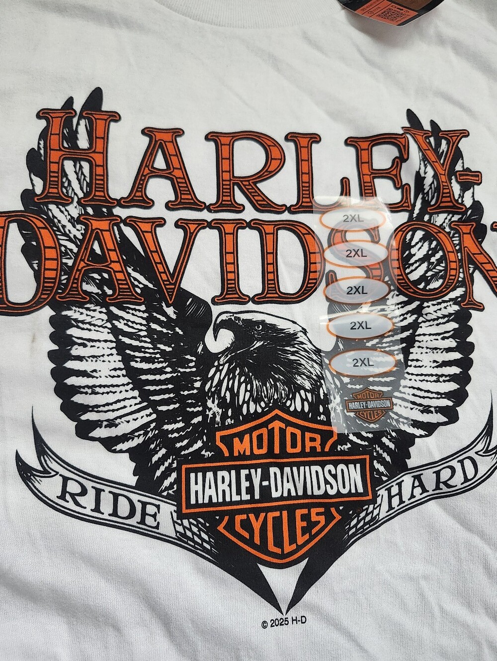 Men's Harley Davidson Size 2XL Outlaw HD Short Sleeve T-shirt
